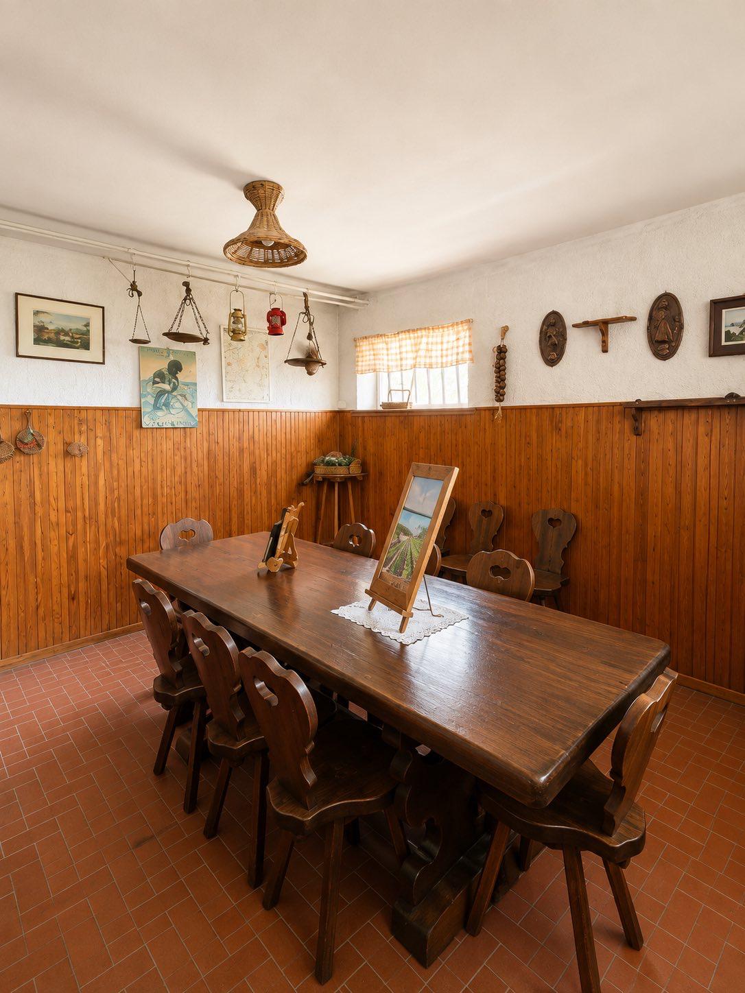 Tavern with wine bottles and rustic decor